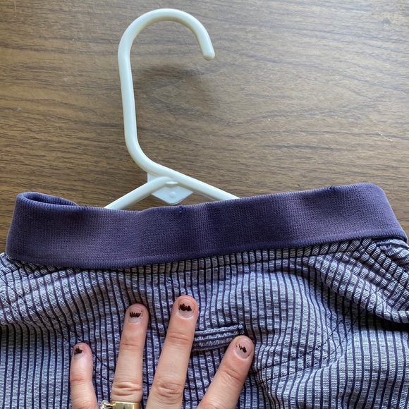 Vintage golf polo Columbia striped blue see description - Picture 7 of 9